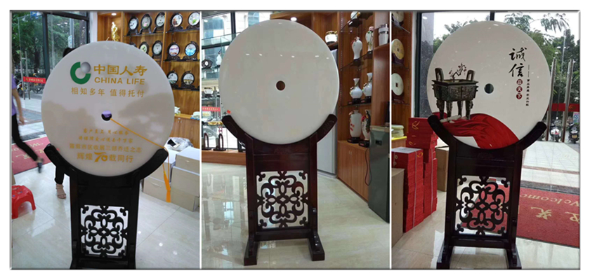 中國人壽周年紀(jì)念浮雕公司logo玉平安扣 竣工開業(yè) 上市慶典 形象宣傳 入司紀(jì)念